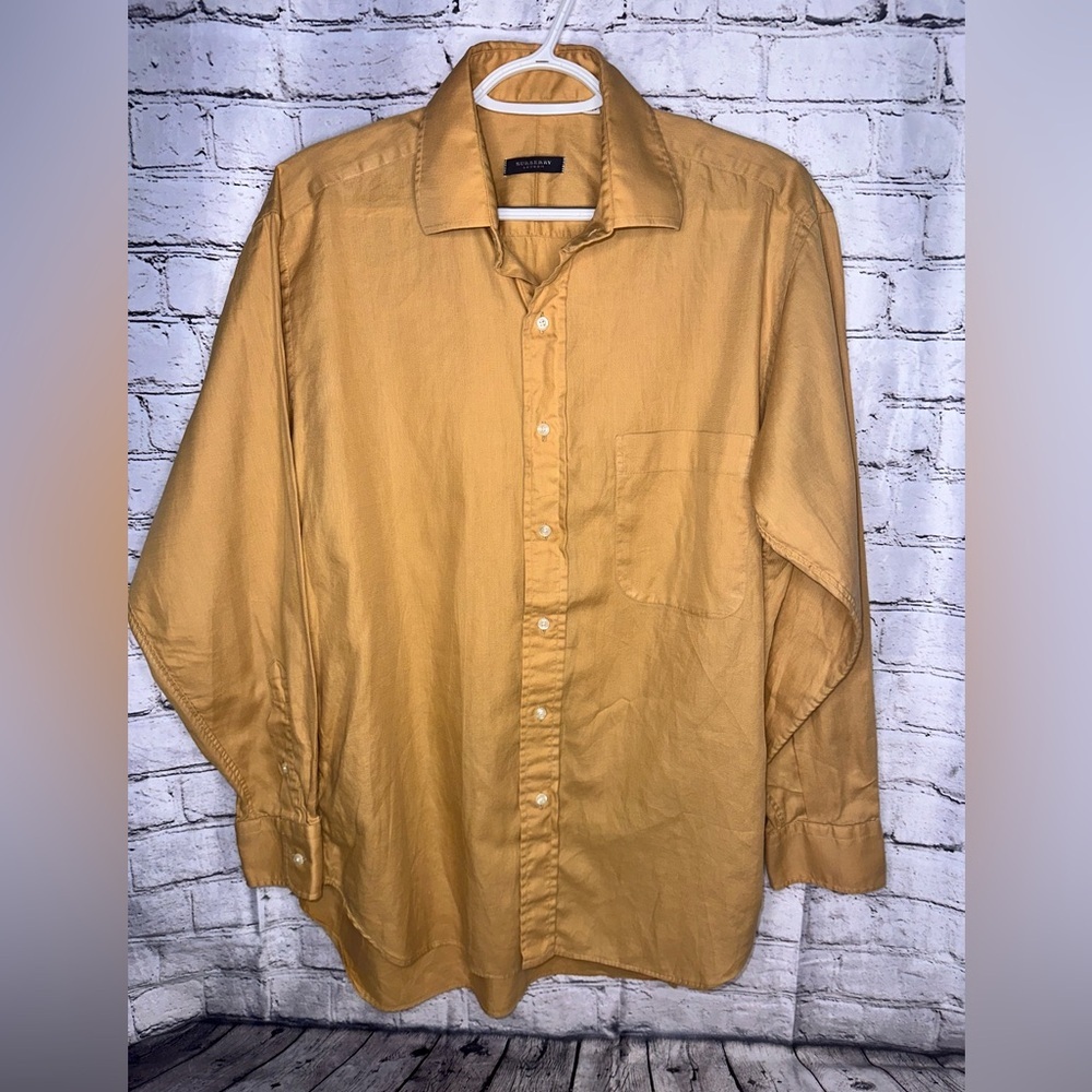 Burberry London Button Down Shirt Men’s 15 1/2-33 Long Sleeve Collar - Picture 2 of 10